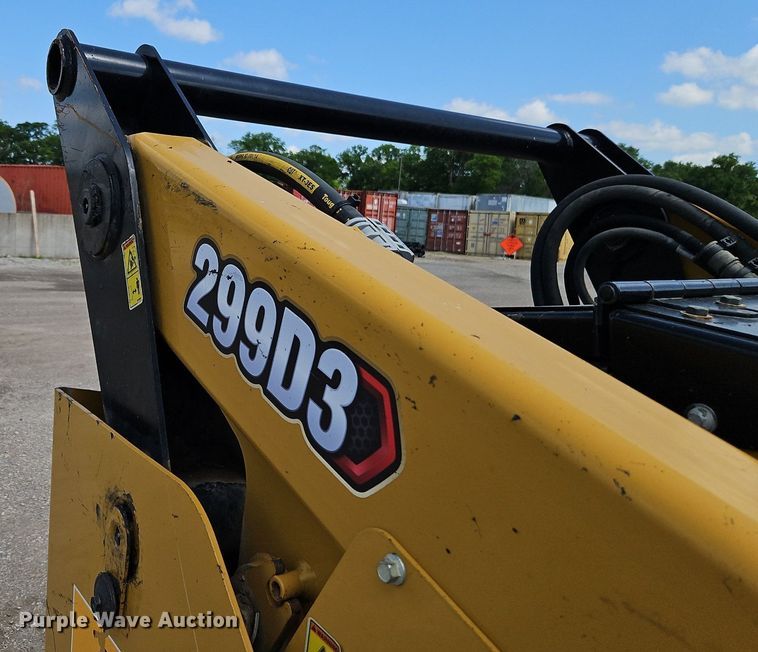 image for item DR8632 2019 Caterpillar  299D3 tracked skid steer loader