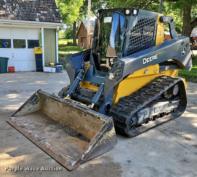 image for item DR8643 2020 John Deere 331G tracked skid steer loader