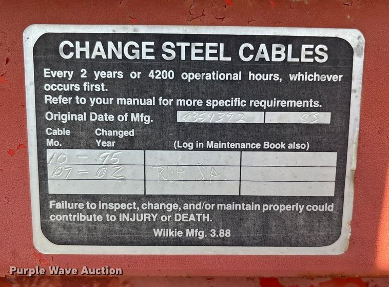 image for item DS2496 1981 Chevrolet C70 flatbed truck with boom ladder