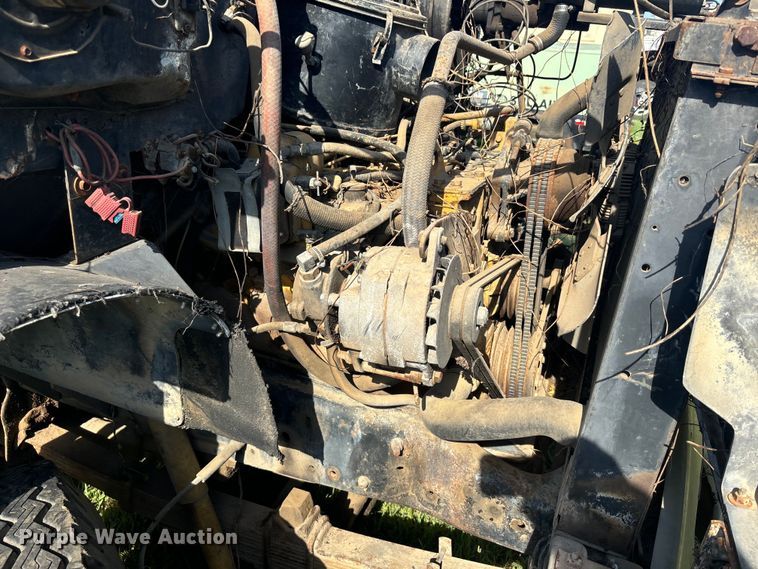 image for item DS2496 1981 Chevrolet C70 flatbed truck with boom ladder