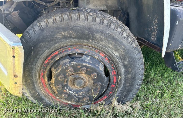 image for item DS2496 1981 Chevrolet C70 flatbed truck with boom ladder