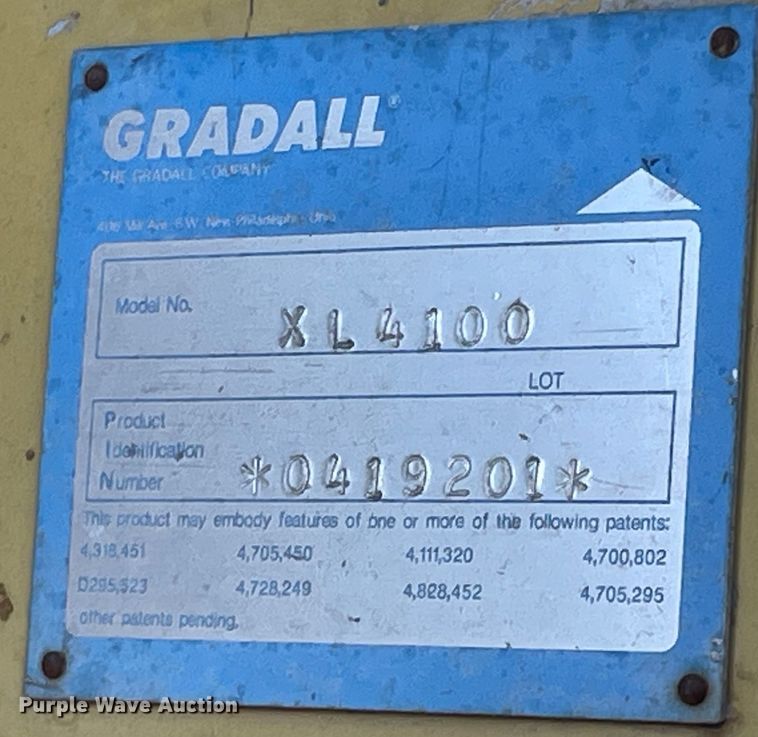 image for item DS5509 1994 Gradall XL4100 wheeled excavator