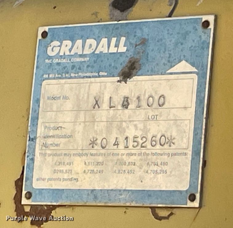 image for item DS5510 1997 Gradall XL4100 wheeled excavator