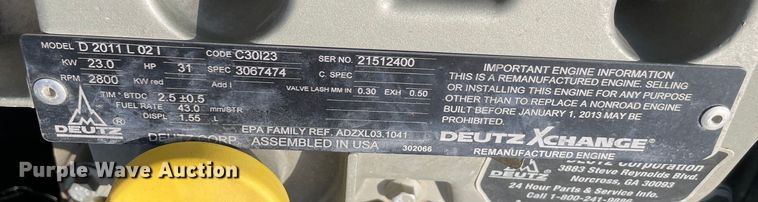 image for item DS5513 Dynapac CC122 double drum vibratory roller