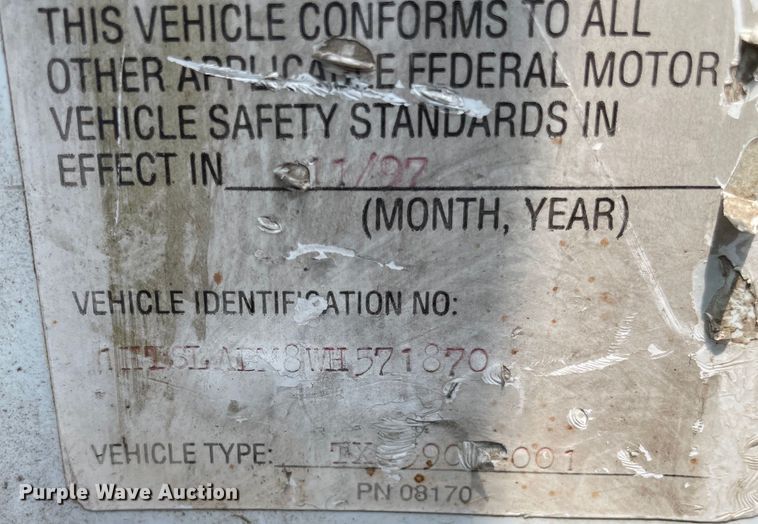 image for item DS5519 1998 International  4700 dump flatbed truck