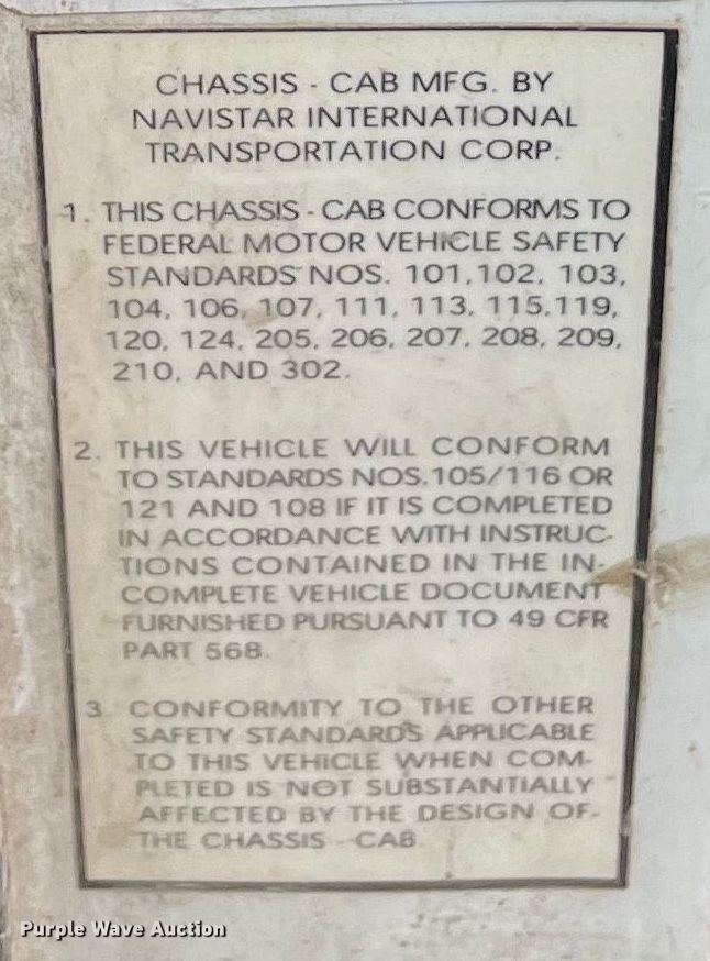 image for item DS5519 1998 International  4700 dump flatbed truck