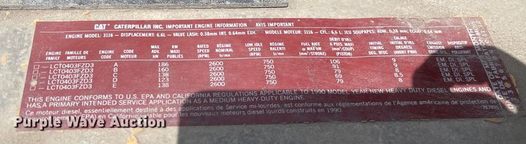 image for item DS5521 1990 GMC TopKick  dump truck