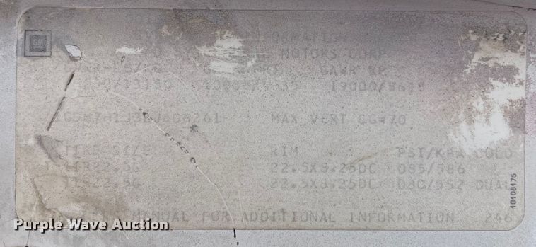 image for item DS5521 1990 GMC TopKick  dump truck