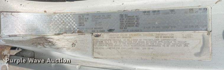 image for item DS5523 2001 Sterling  Acterra dump truck