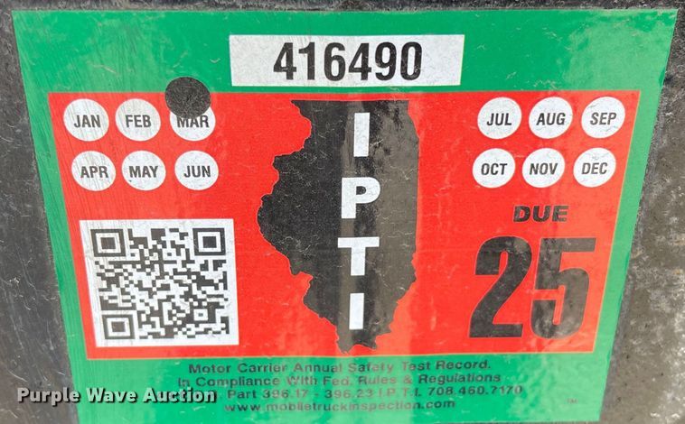 image for item DV5749 2000 Belshe  equipment trailer