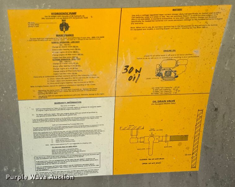 image for item DV5765 Husqvarna  Soff-cut 4200 concrete saw 