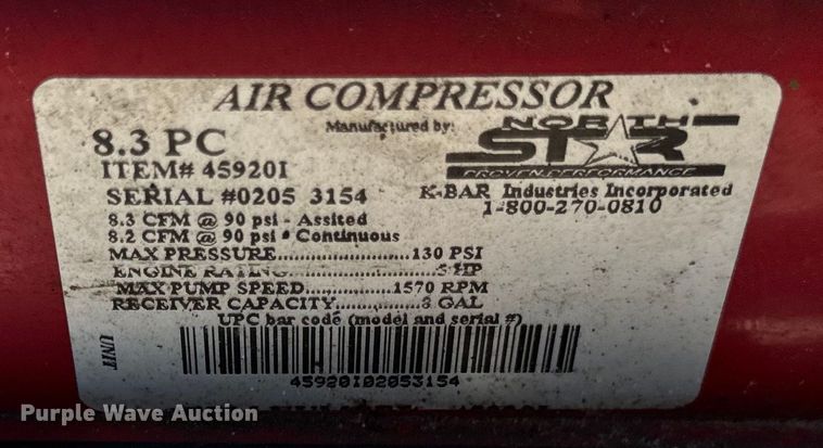 image for item DV5768 (4) air compressors