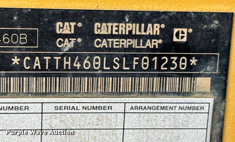 image for item DX0638 2005 Caterpillar TH460B telehandler