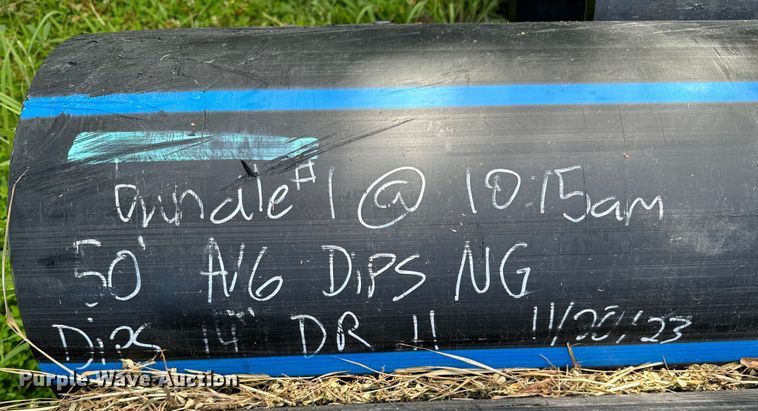 image for item DX0723 (16) joints of DR11 poly pipe