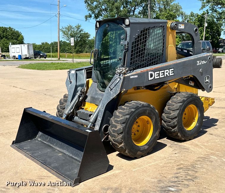 image for item DX0737 2010 John Deere 328D skid steer loader