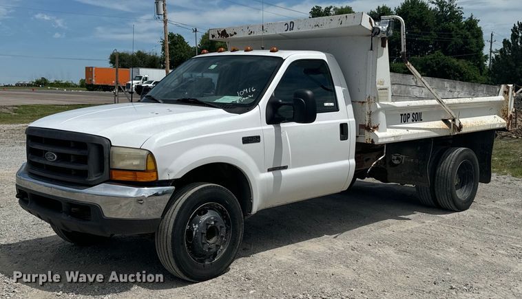 image for item DX0742 2000 Ford F450 Super Duty dump truck