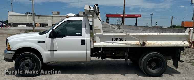 image for item DX0742 2000 Ford F450 Super Duty dump truck