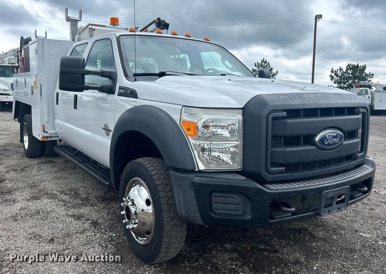 image for item EG0694 2015 Ford F550 Super Duty Crew Cab utility / service truck