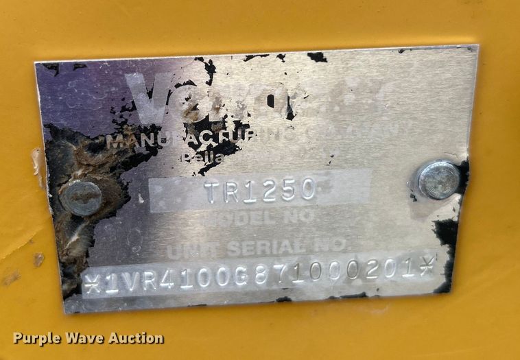 image for item EG0704 2007 Vermeer RTX1250 trencher