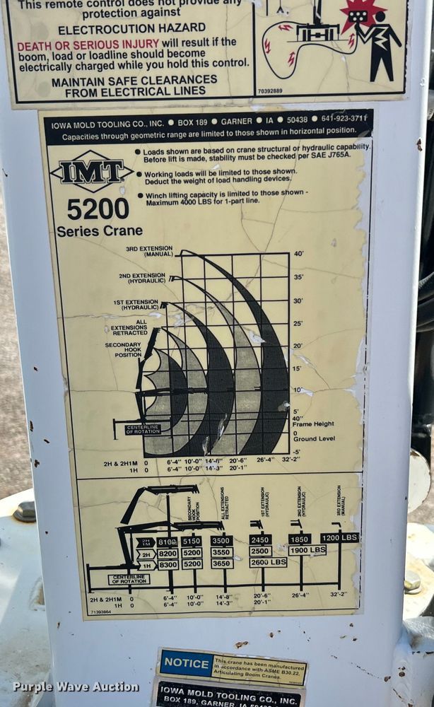 image for item EG1573 2012 Freightliner  Business Class M2 utility / service truck
