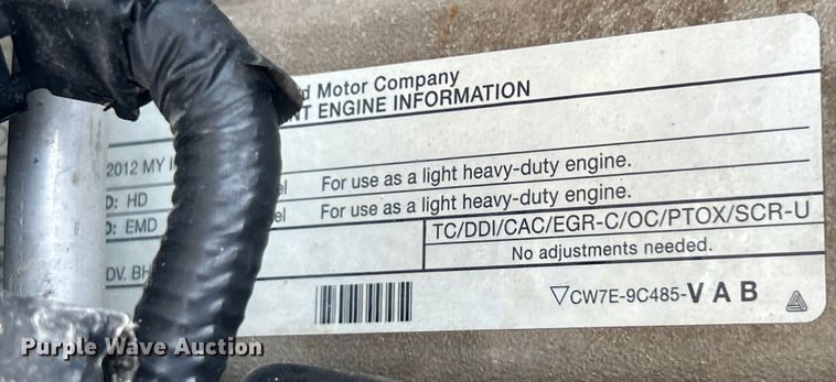 image for item EG1603 2012 Ford F450 Super Duty SuperCab utility / service truck