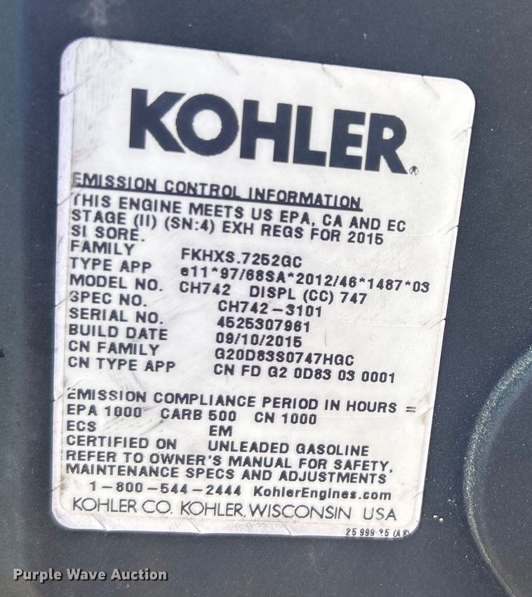 image for item EG1604 2015 Pacific Tek PV220 vacuum excavator