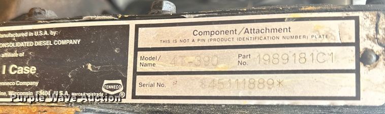 image for item EG1636 1995 Case 580 Super L backhoe