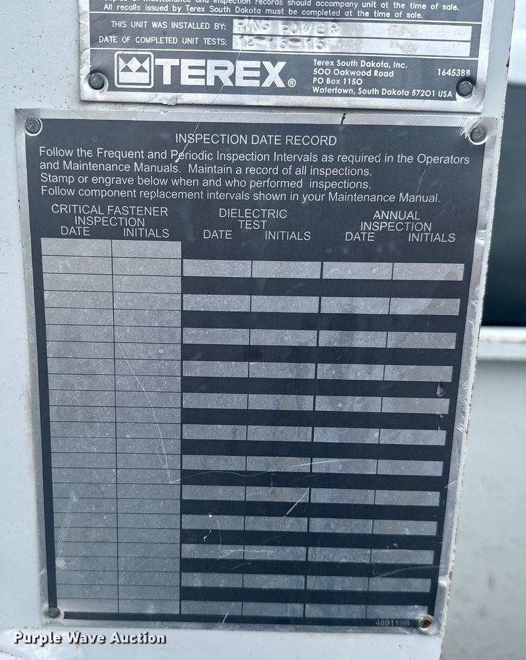 image for item EG1637 2015 Dodge Ram 5500HD bucket truck