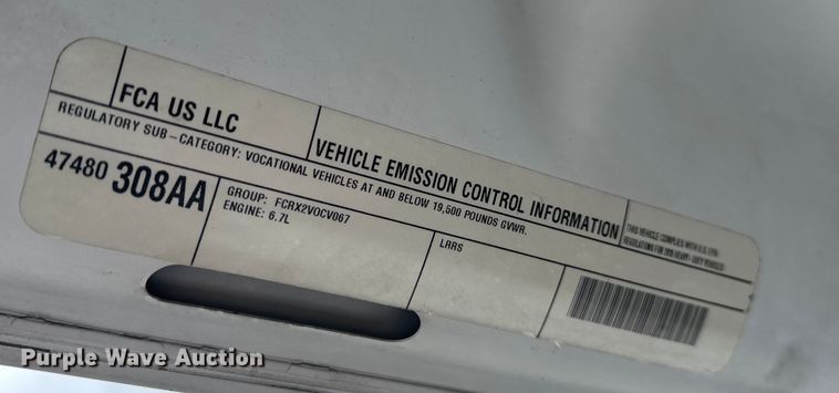 image for item EG1637 2015 Dodge Ram 5500HD bucket truck