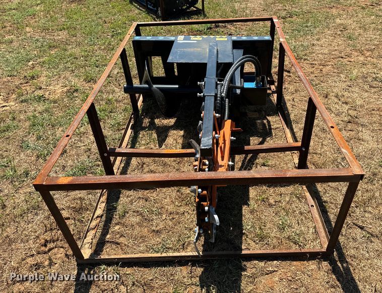 image for item EH4012 2023 Mower King ECSSCT72 skid steer trencher