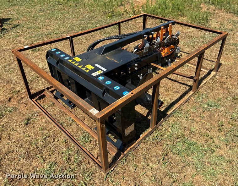 image for item EH4012 2023 Mower King ECSSCT72 skid steer trencher