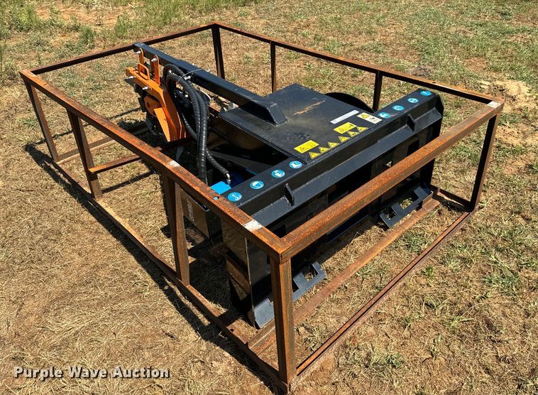 image for item EH4012 2023 Mower King ECSSCT72 skid steer trencher