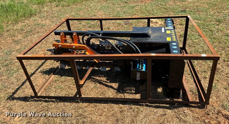 image for item EH4012 2023 Mower King ECSSCT72 skid steer trencher