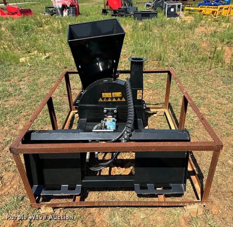 image for item EH4013 2022 Mower king SSBX42S skid steer wood chipper