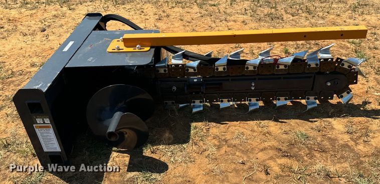 image for item EH4023 2023 Wolverine  TCR-12-48H skid steer trencher