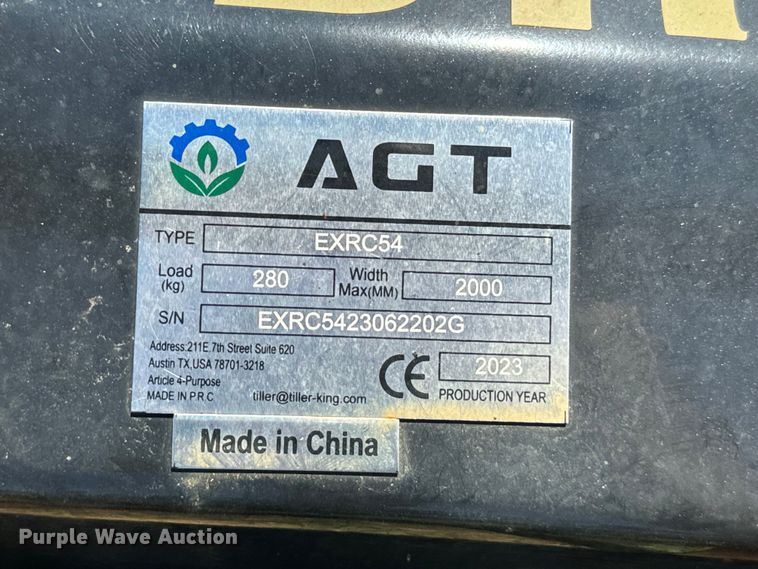 image for item EH4027 2023 AGT EXRC54 excavator rotary mower