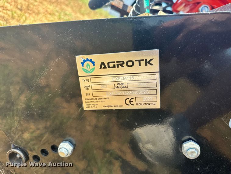 image for item EH4032 2023 Agrotk  EXFLM115 excavator flail mower