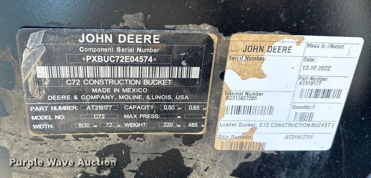 image for item EH6880 2023 John Deere 317G tracked skid steer loader