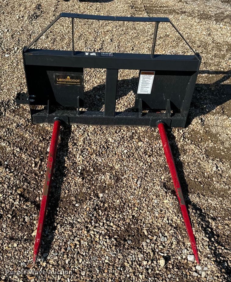 image for item EH6913 2023 LandHonor BS-12-2500G skid steer bale spear