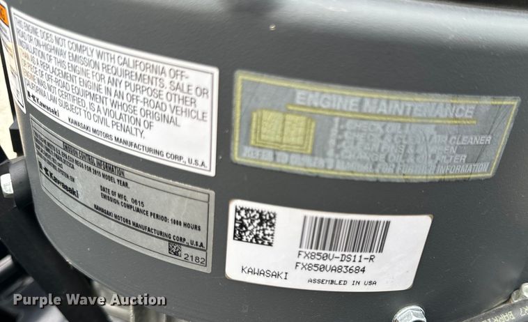 image for item EH6956 2015 Cub Cadet Tank SZ60 ZTR lawn mower