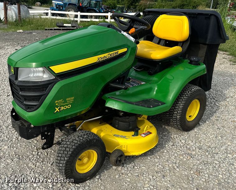 image for item EH6957 John Deere X300 lawn mower