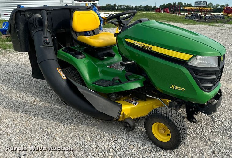 image for item EH6957 John Deere X300 lawn mower