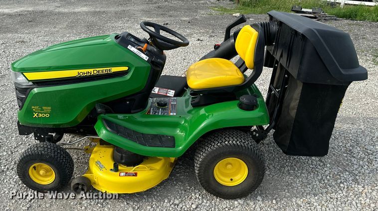image for item EH6957 John Deere X300 lawn mower