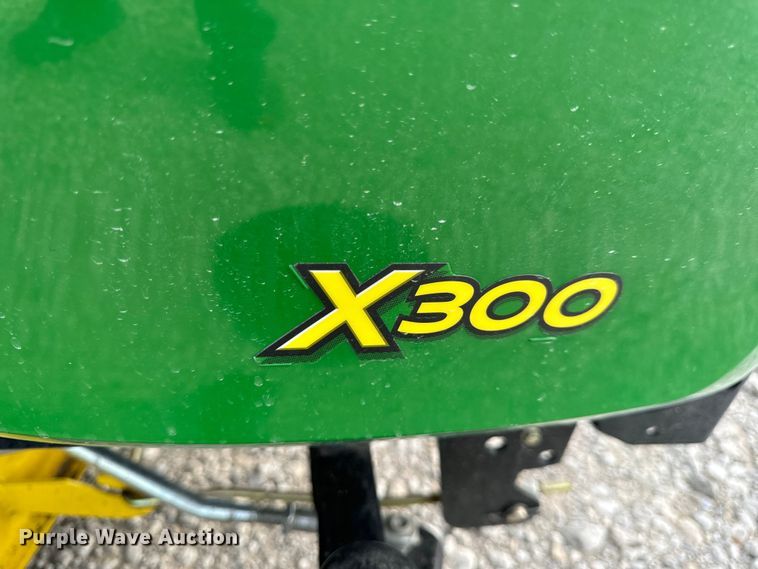 image for item EH6957 John Deere X300 lawn mower