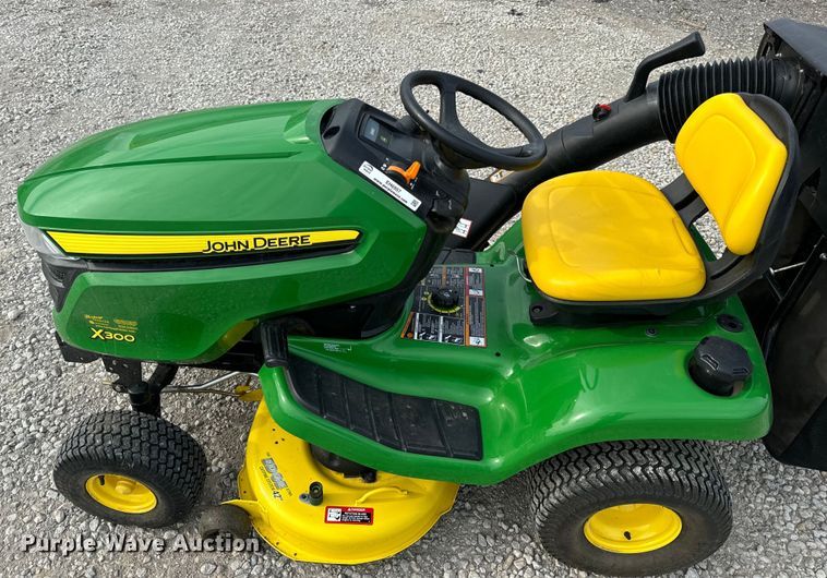 image for item EH6957 John Deere X300 lawn mower