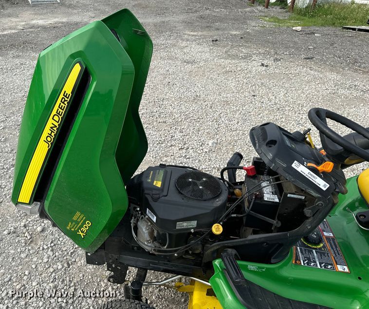 image for item EH6957 John Deere X300 lawn mower