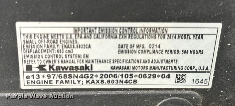 image for item EH6957 John Deere X300 lawn mower