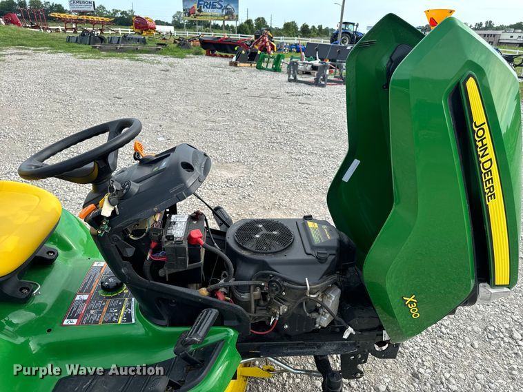 image for item EH6957 John Deere X300 lawn mower