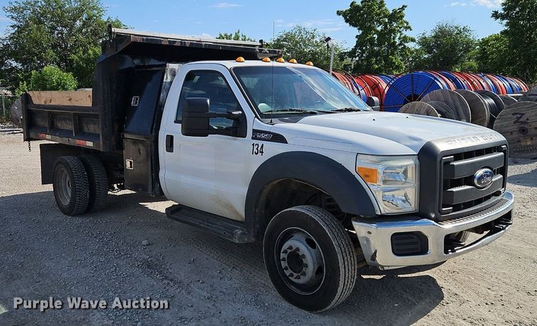 image for item EI3878 2013 Ford F550 Super Duty XL dump truck