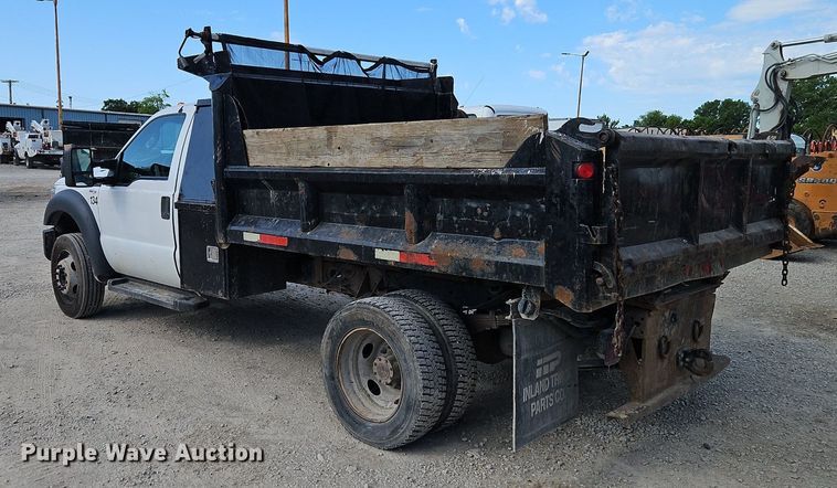 image for item EI3878 2013 Ford F550 Super Duty XL dump truck